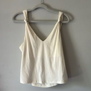 H&M white summer tank